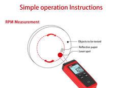 UNI-T Mini Digital Laser Tachometer UT373
