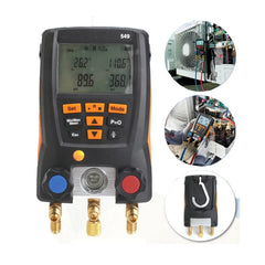 Testo 549 Digital Manifold Gauge 2 Valves System