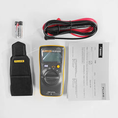 Fluke 101 KIT Digital Multimeter with Magnetic Lanyard 600V AC/DC Voltage Resistance Tester for Electrical Testing