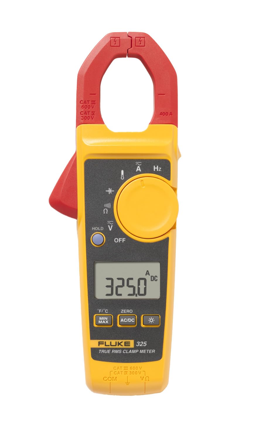Fluke F325 True‑RMS AC/DC Clamp Meter