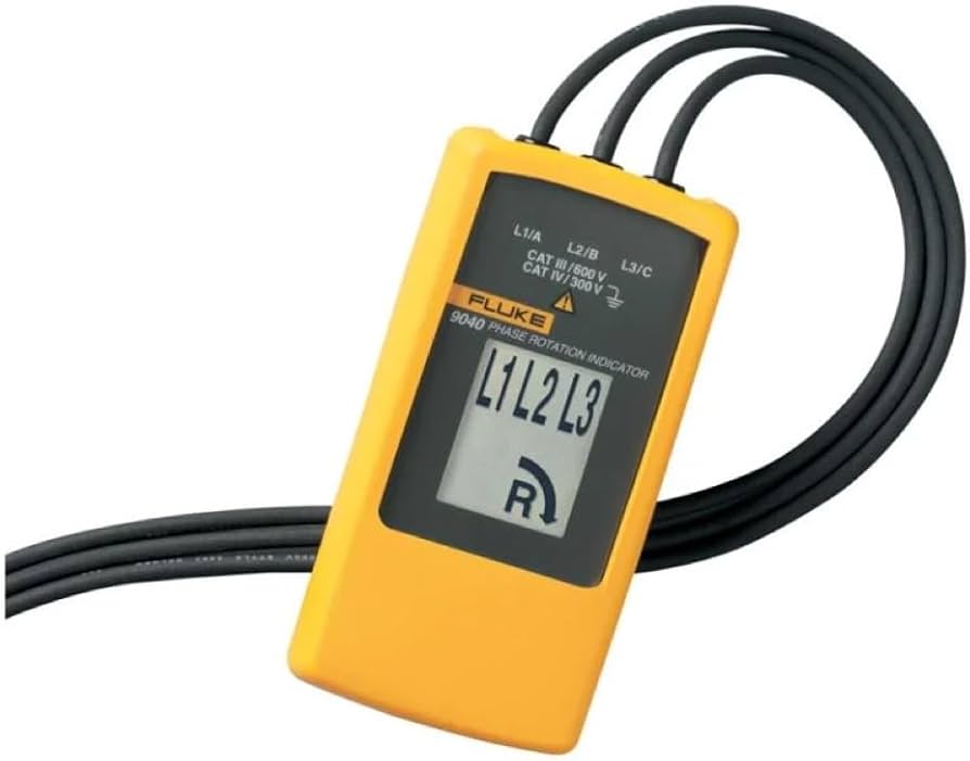 Fluke 9040 Phase Rotation Indicator | 3-Phase Sequence Tester