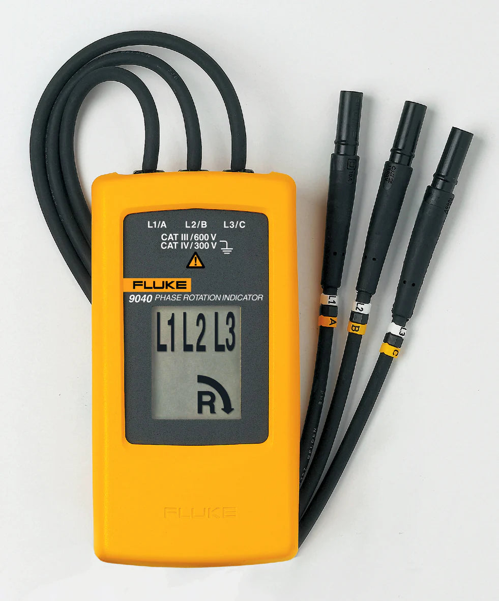 Fluke 9040 Phase Rotation Indicator | 3-Phase Sequence Tester