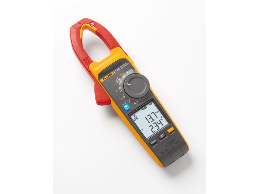 Fluke 377 FC True‑RMS Non‑Contact Voltage AC/DC Clamp Meter with iFlex