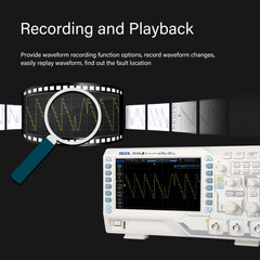 RIGOL DS1104Z-S Plus 100MHz Bandwidth Oscilloscope Signal Generator 4 Analog 16