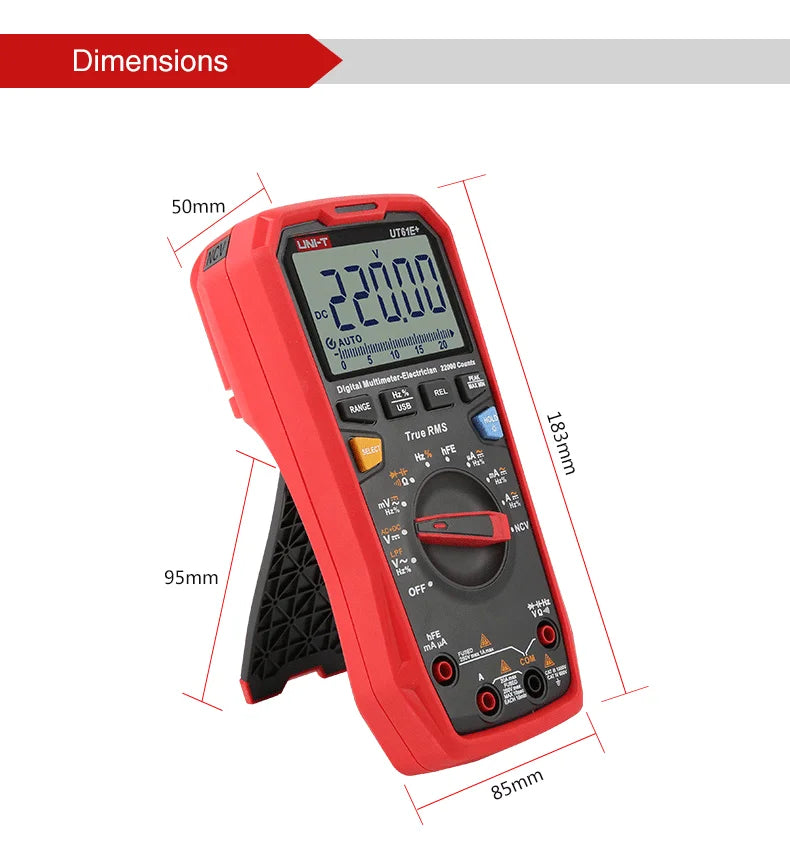 UNI T Professional Digital Multimeters UT61B+ UT61E+ UT61D