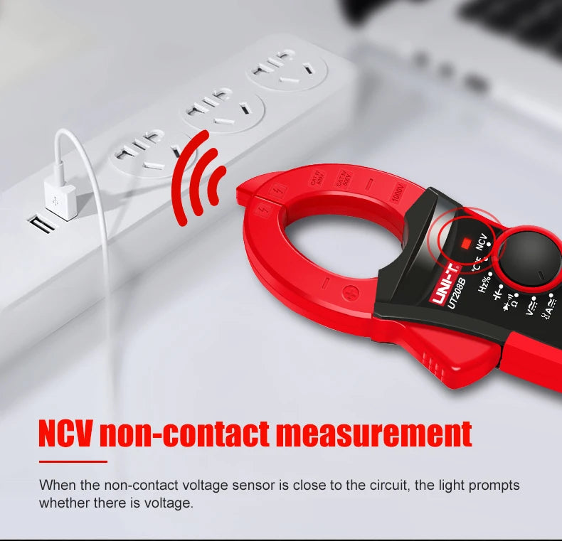 UNI-T 1000A True RMS Digital Clamp Meter 1000V AC DC Voltmeter Pliers Ammeter UT206B UT207B UT208B Inrush Current LPF ACV Test
