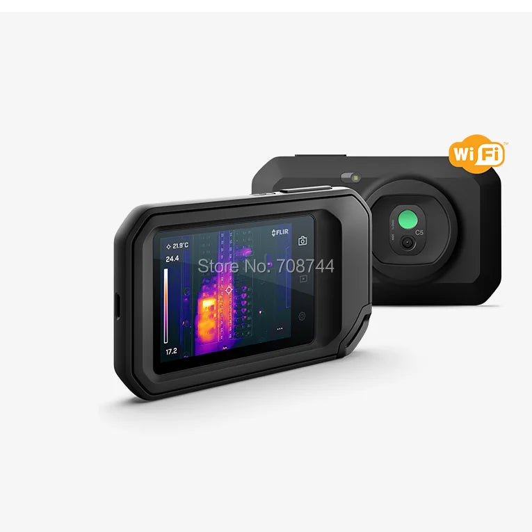 FLIR C5/C3-X Compact Thermal Camera - WiFi Pocket Infrared Imager, Inspection Tool for Heater & Water Pipe Temperature