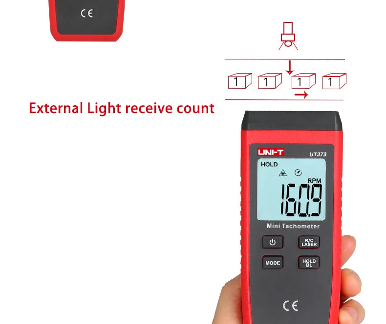 UNI-T Mini Digital Laser Tachometer UT373