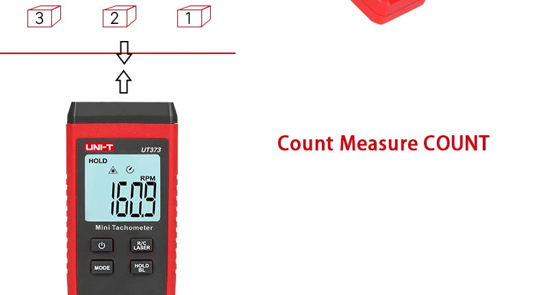 UNI-T Mini Digital Laser Tachometer UT373