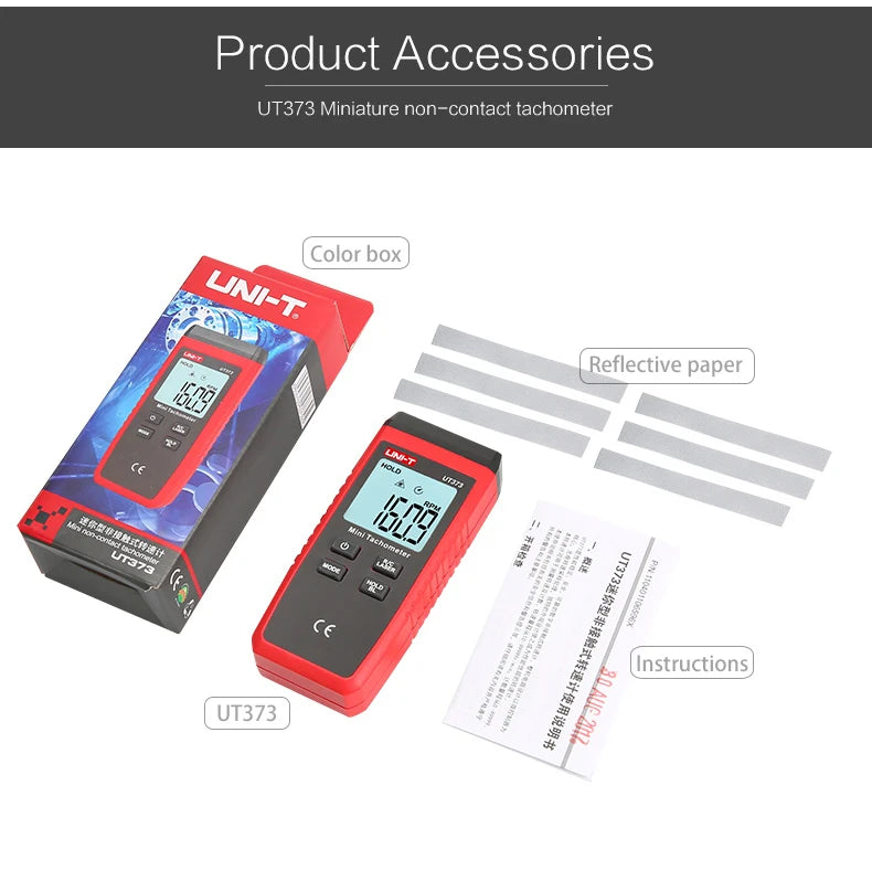 UNI-T Mini Digital Laser Tachometer UT373