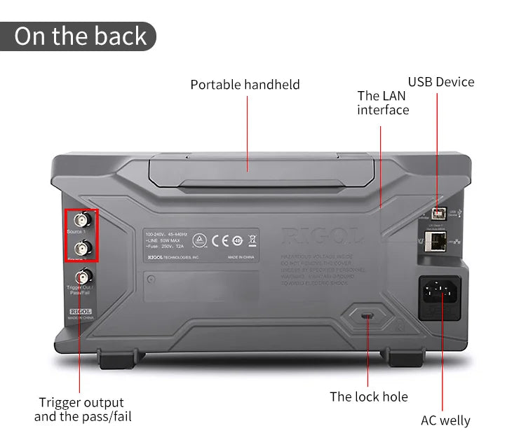 RIGOL DS1054Z 50MHz Bandwidth 4-Channel Digital Oscilloscope