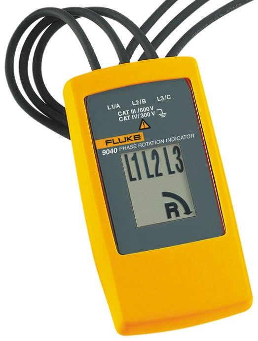 Fluke 9040 Phase Rotation Indicator | 3-Phase Sequence Tester