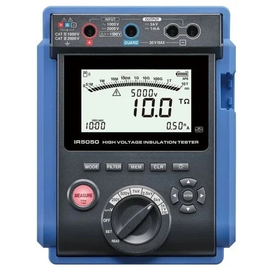 HIOKI Electronic Insulation Resistance Meter IR5050 Max.5kV High Voltage Insulation Resistance Measurement