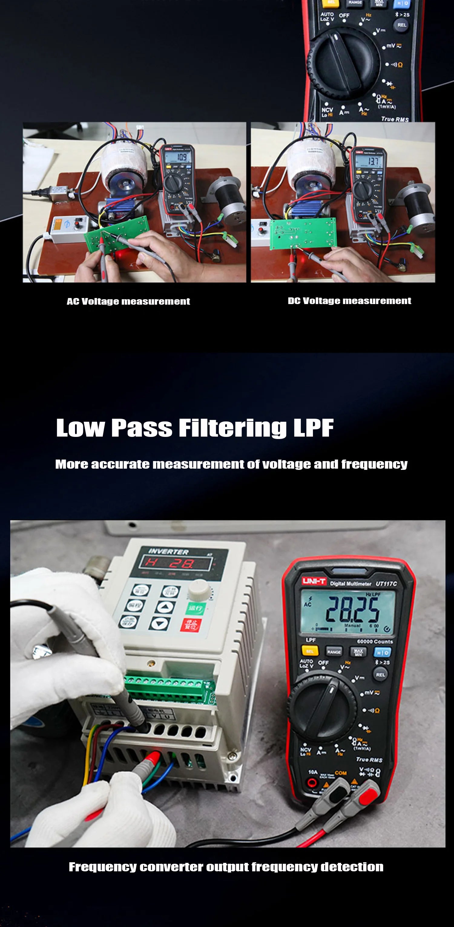 UNI-T UT117C High-precision True Effective Value Professional Multimeter