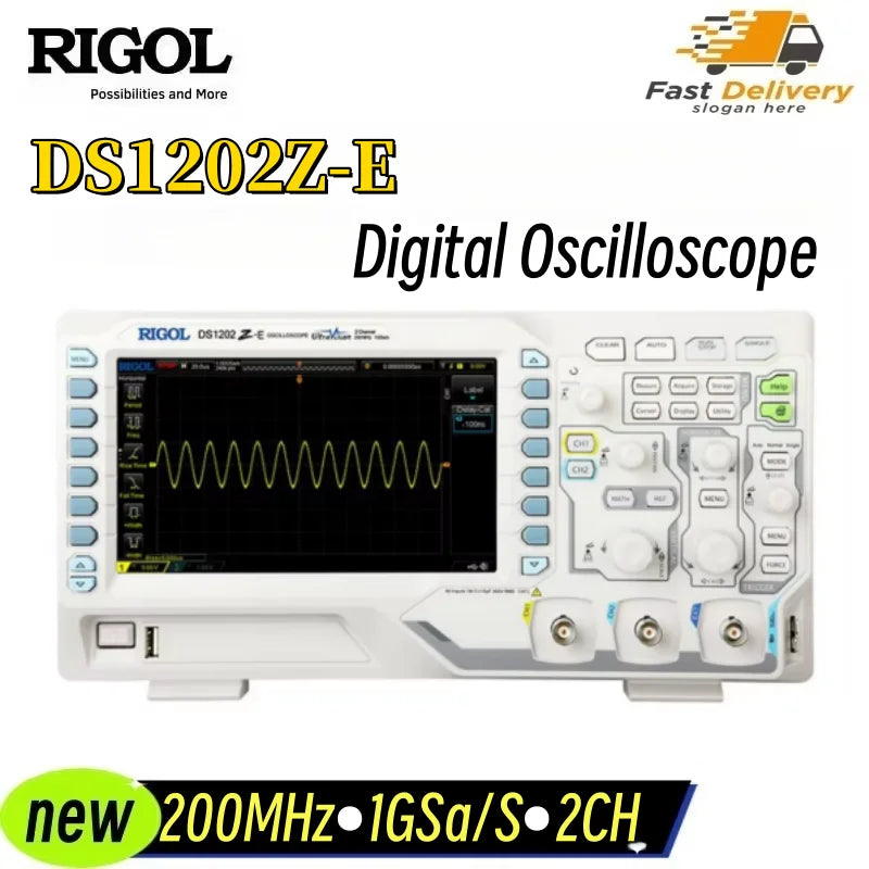 Rigol DS1202Z-E 200MHz Digital Oscilloscope