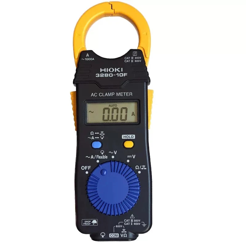 Hioki 3280-10F Clamp Meter 1000A AC True RMS Ultra-Slim 16mm Jaw 600V CAT III Backlit Drop-Proof Brand New Kit for Electricians