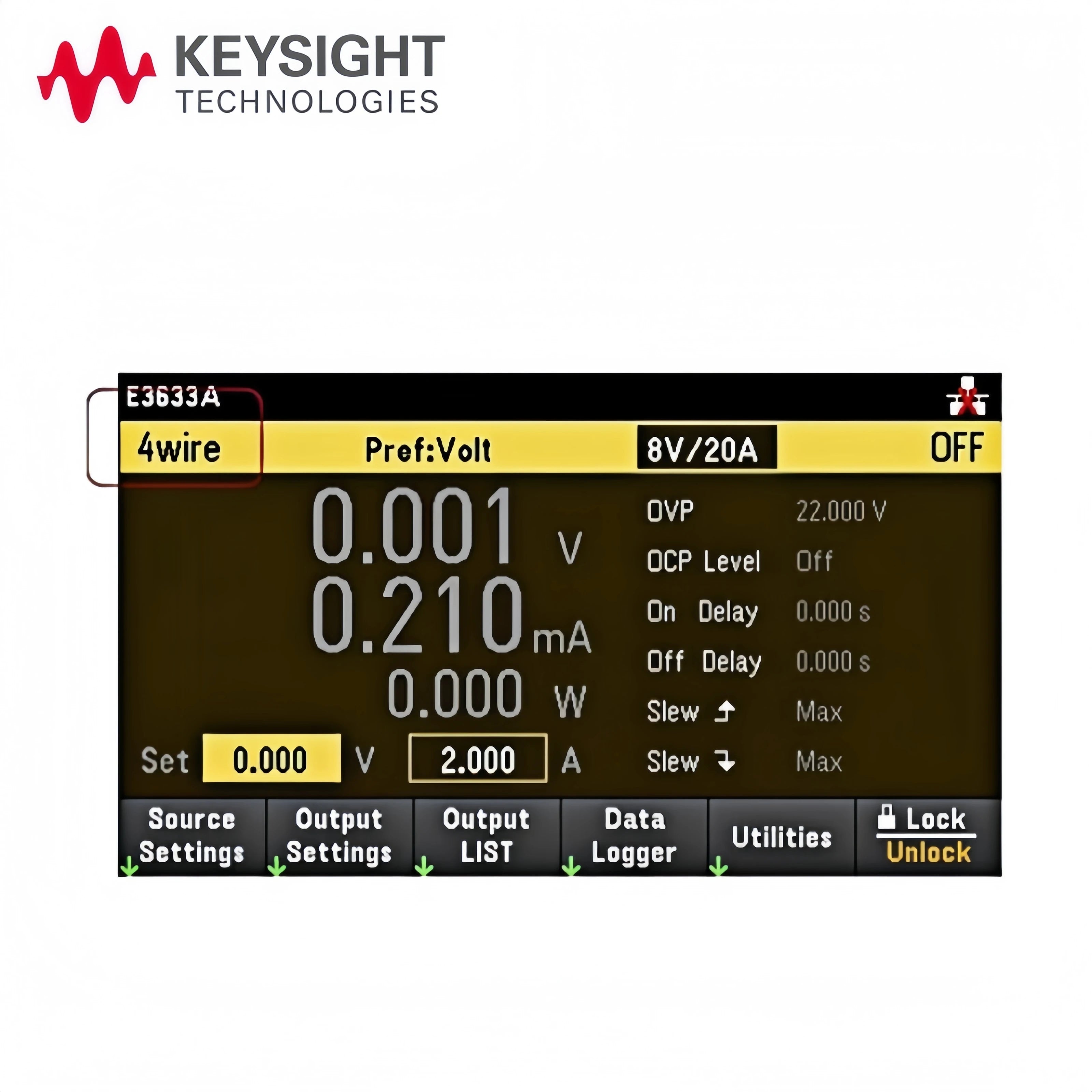 Used Keysight  E3632A Programmable DC Power Supplies 200W