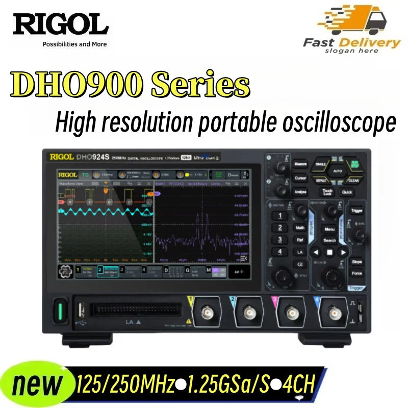 RIGOL DHO914/DH914S/DHO924/DHO924S 4 - Channel Digital Oscilloscopes
