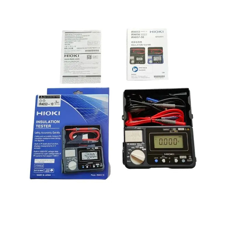 Hioki IR4053-10 Insulation Resistance Tester IR4056-20 Insulation Tester