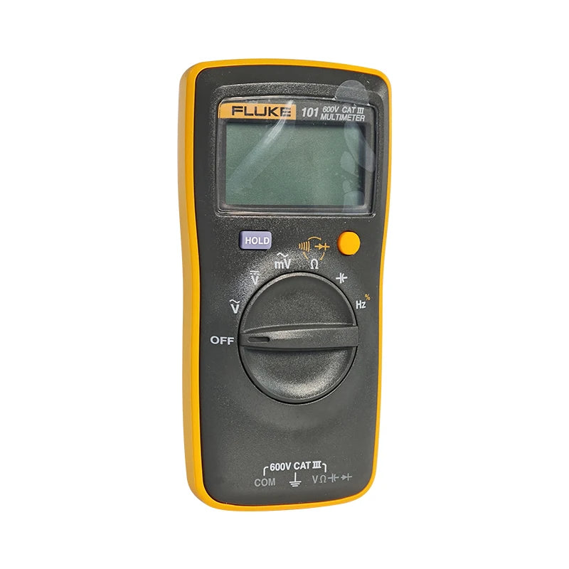 Fluke 101 KIT Digital Multimeter with Magnetic Lanyard 600V AC/DC Voltage Resistance Tester for Electrical Testing