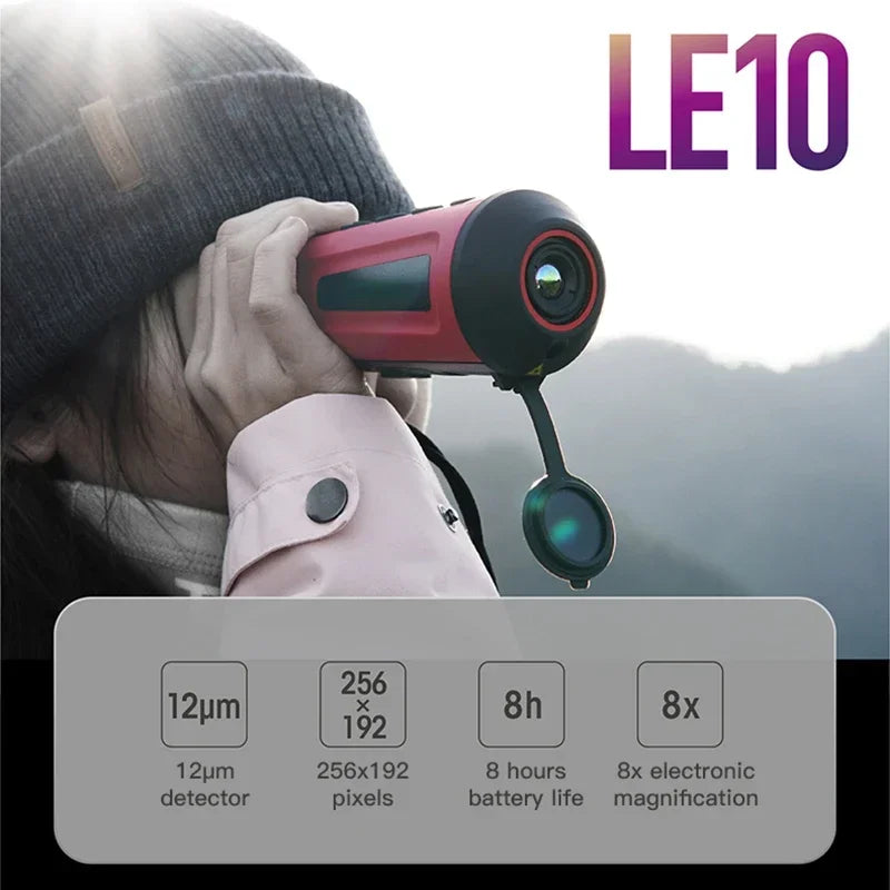 Hikmicro Thermal Monocular LE10/LE15 IP67 WiFi 970m For Night Vision Hunting Camping