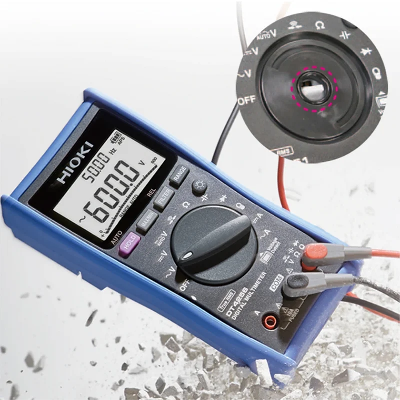 HIOKI DT4256 DT4253 DT4255  Digital Multimeter Measures Voltage Current Capacitance and Diodes