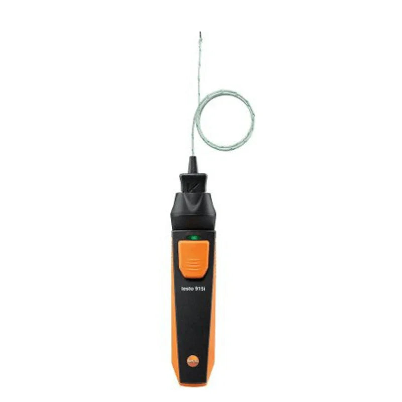 Testo 915i Thermometer 0563 4915 Wireless Temperature Measurement with Flexible Probe and Smartphone Operation