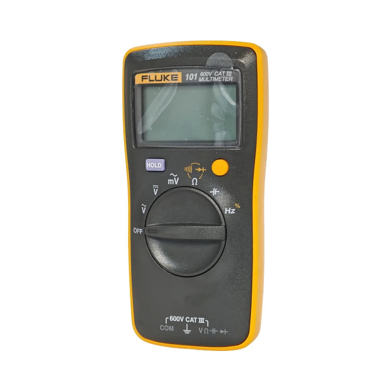 Fluke 101 KIT Digital Multimeter with Magnetic Lanyard 600V AC/DC Voltage Resistance Tester for Electrical Testing