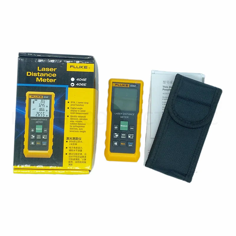 Fluke 404E 405 406E 408 410 Multifunctional Rangefinder Digital Laser Range Finder Measuring Tool Laser Distance Meter 40M-100M