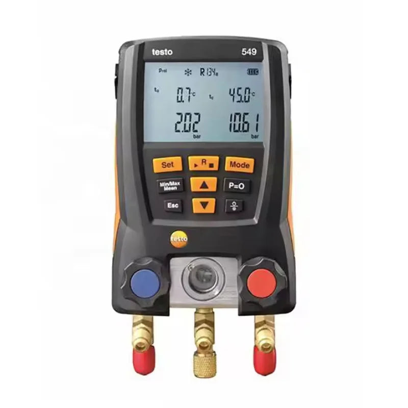 Testo 549 Digital Manifold Gauge 2 Valves System