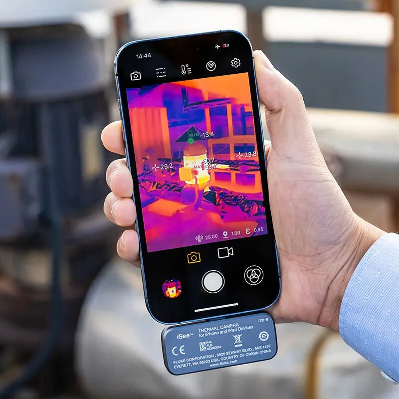 Fluke TC01B/TC01C mobile phone thermal imager iOS thermometer -20 ℃~550 ℃ temperature measuring tool IP56