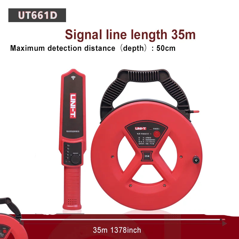 UNI-T Wall Iron Pipe Blockage Detector UT661A UT661B