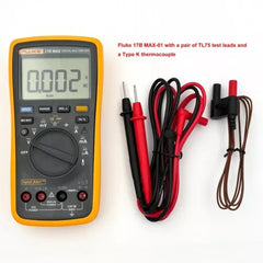 Fluke 15B/17B MAX Digital Multimeter Audible/Visual Alarm CATIII 600V AC/DC