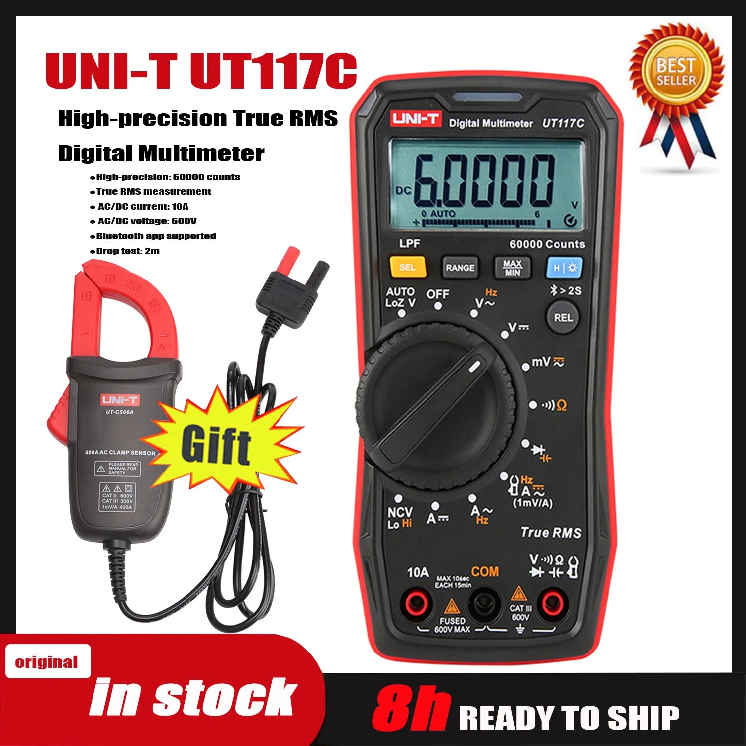UNI-T UT117C High-precision True Effective Value Professional Multimeter