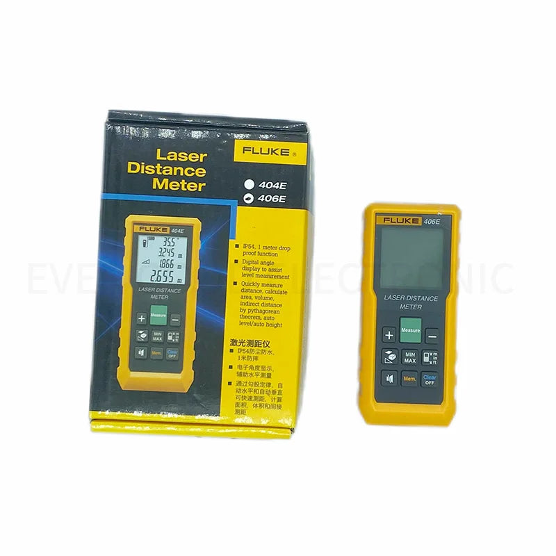 Fluke 404E 405 406E 408 410 Multifunctional Rangefinder Digital Laser Range Finder Measuring Tool Laser Distance Meter 40M-100M