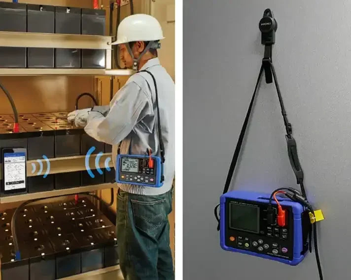 Hioki BT3554-52 PRO KIT  Battery Tester  Package with L2020 Pin Type Lead, Magnetic Strap and Wireless Adapter