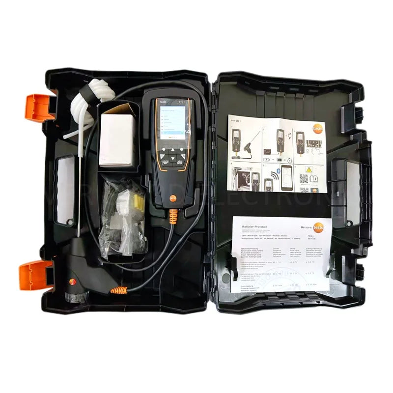 Testo 310 II Flue Gas Combustion Analyzer O2 CO CO2 Measuring Range 0 To 4000 ppm 0563 3104 01