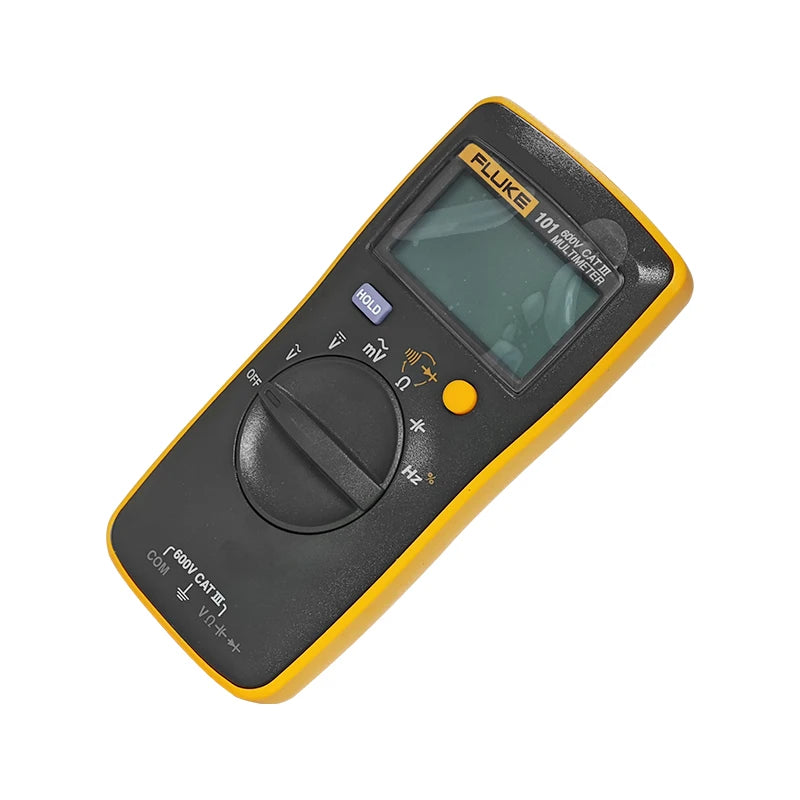 Fluke 101 KIT Digital Multimeter with Magnetic Lanyard 600V AC/DC Voltage Resistance Tester for Electrical Testing