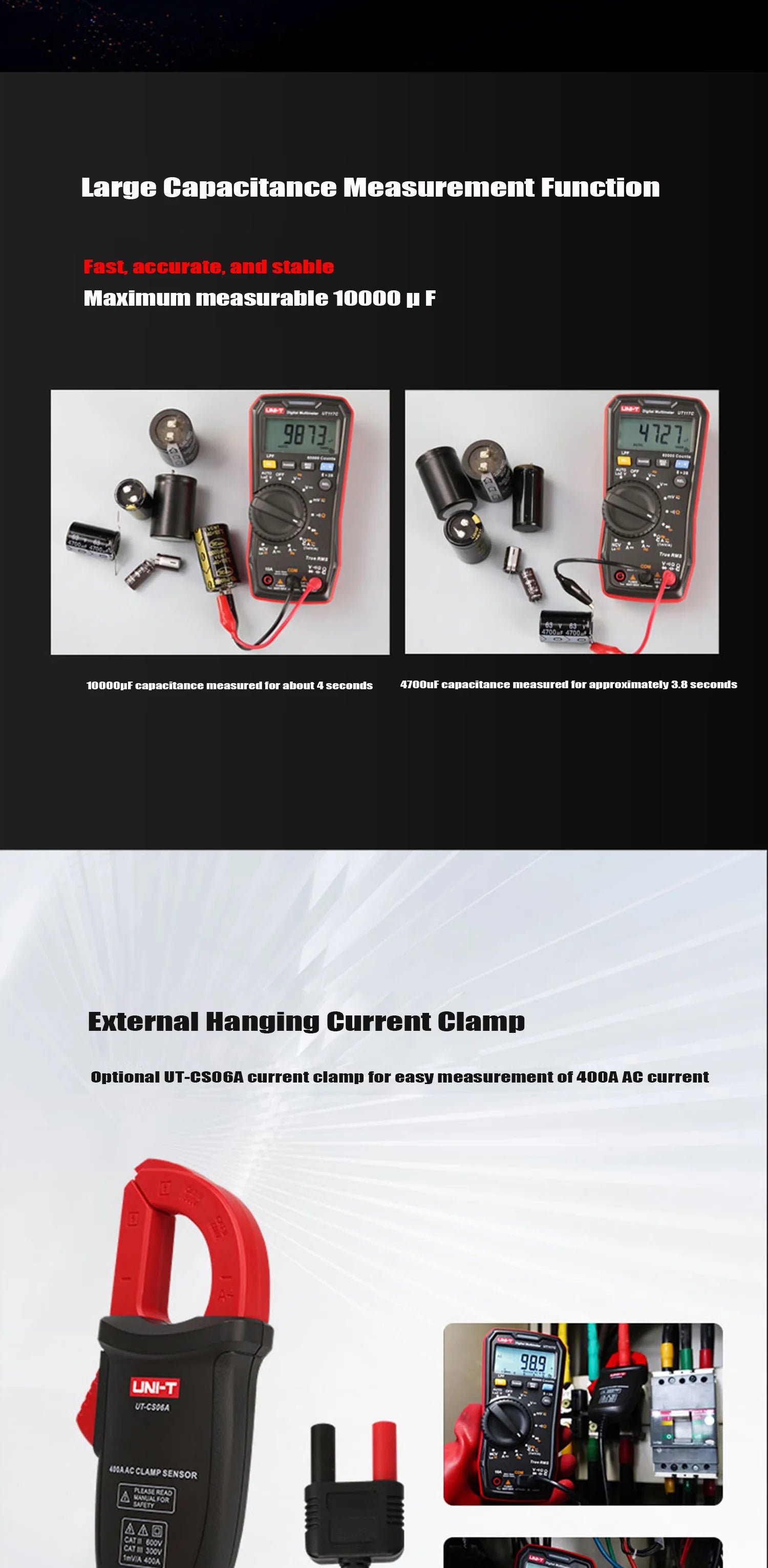 UNI-T UT117C High-precision True Effective Value Professional Multimeter