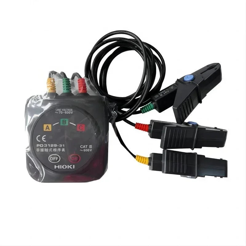 Hioki PD3129 PD3129-31 PD3129-32 Non Contact Phase Rotation Meter Used to detect the phase of current in insulated wires