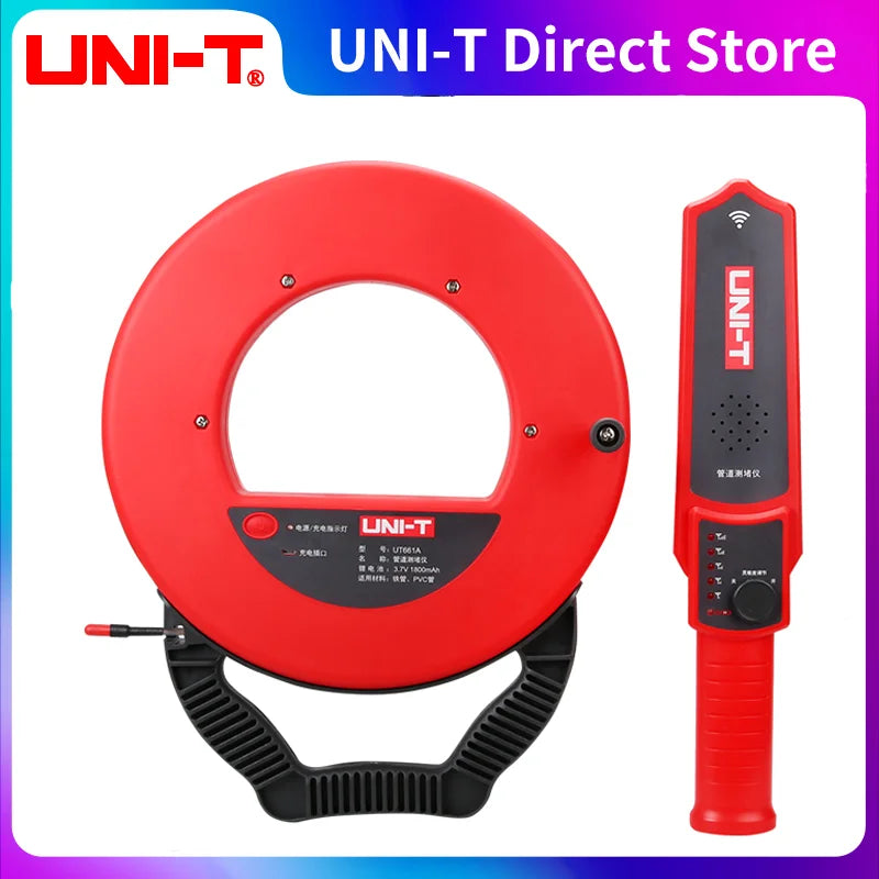UNI-T Wall Iron Pipe Blockage Detector UT661A UT661B
