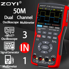ZT-703S Dual-channel Oscilloscope Digital Multimeter 3in1