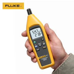 Fluke 971 Temperature Humidity Meter, Portable Psychrometer with Dew Point and Wet Bulb Measurements, Professional HVAC Tester