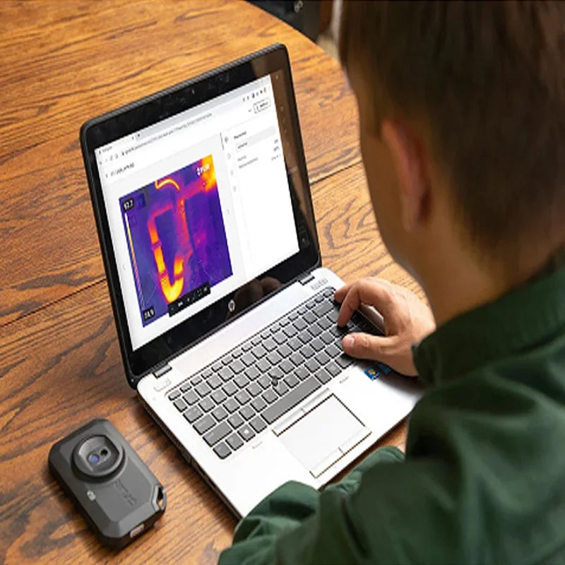 FLIR C5/C3-X Compact Thermal Camera - WiFi Pocket Infrared Imager, Inspection Tool for Heater & Water Pipe Temperature