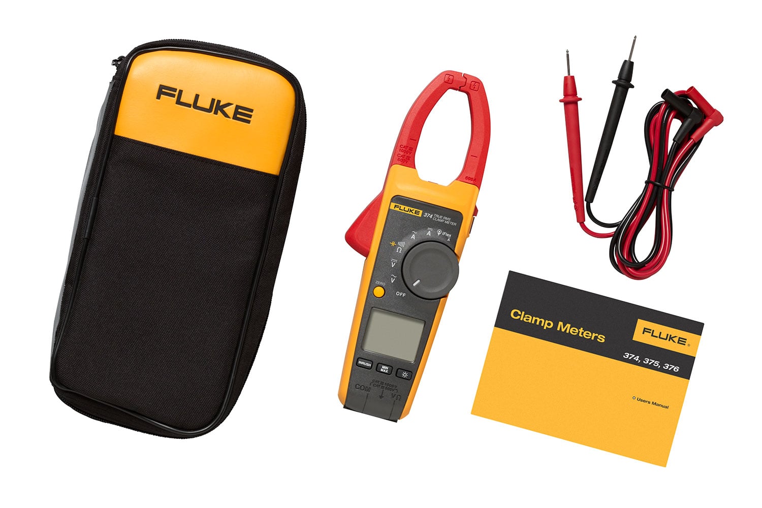 Fluke 374 True‑rms AC/DC Clamp Meter